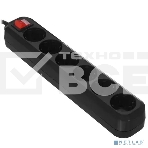 Сетевой фильтр 5bites SP6B-318 6S, 3*1.5 мм2, 16A, ABS, 1.8M, черный, фото3