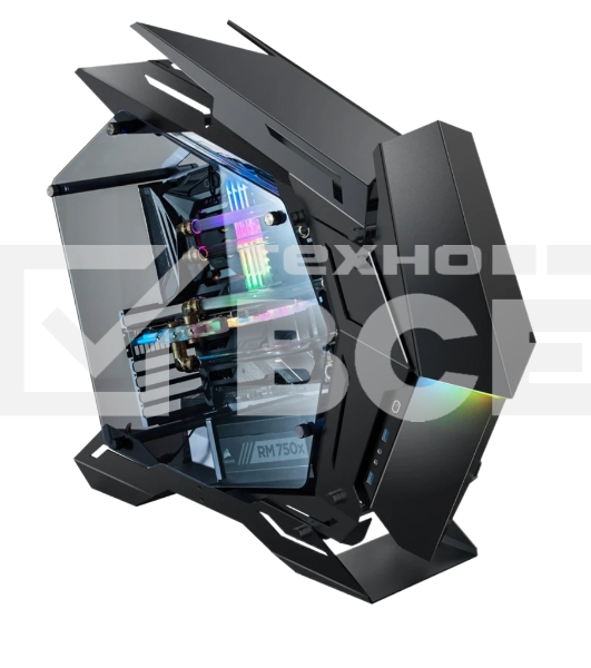 Корпус без блока питания JONSBO MOD-3, Full-Tower, TG, no fans, 2xUSB-A 3.0, EATX, ATX, mATX, mITX Black
