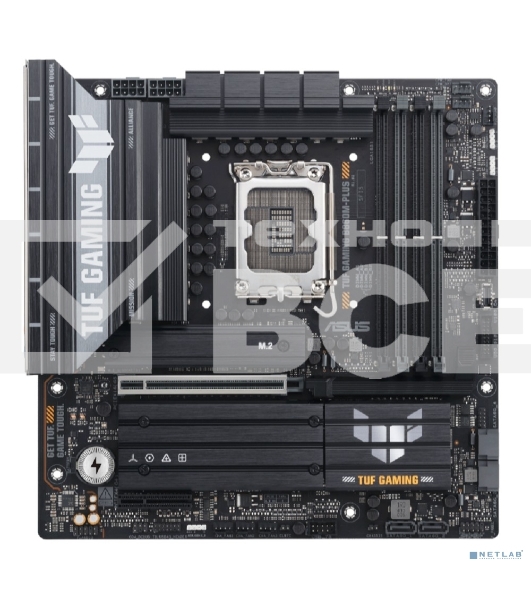 Материнская плата ASUS TUF GAMING B860M-PLUS, LGA 1851, Intel B860, 4xDDR5, 4xSATA, 3xM.2, 1xPCIe 5.0 x16, 1xPCIe x4, 1xUSB-C, 4xUSB-A 3.2 Gen 1, 2xUSB-A 3.2 Gen 2, 1xHDMI, 1xDP, 1x2.5Gb LAN, 7.1, mATX