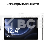 Планшет Samsung Galaxy Tab S9 FE+ BSM-X616B Exynos 1380 (2.4) 8C RAM8Gb ROM128Gb 12.4