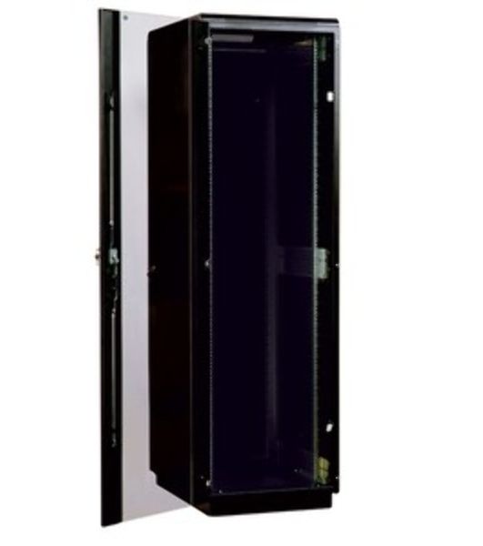 Шкаф телеком. напольный 42U (600x1000) дверь стекло (ШТК-М-42.6.10-1ААА) (3 коробки)