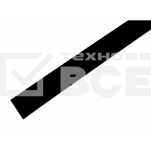 Термоусаживаемая трубка Rexant 19,0/9,5 мм, черная, упаковка 10 шт. по 1 м