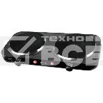 Электрическая плитка Centek CT-1507 черный, 2конф ЧУГУН 155мм, 2000Вт, индикатор работы, фото 1