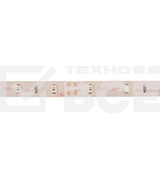 Лента LED силикон, 8 мм, IP65, SMD 2835, 60 LED/m, 12 V, цвет свечения зеленый