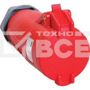 Розетка переносная Iek PSN22-016-5 ССИ-215 16А-6ч/200/346-240/415В 3Р + РЕ+ N IP44 MAGNUM ИЭК