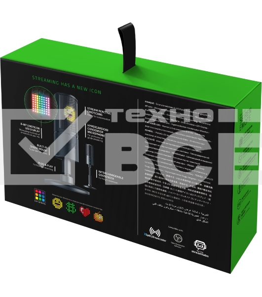 Микрофон Razer Seiren Emote Razer Seiren Emote – Microphone with Emoticons - FRML Packaging