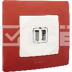 Зарядное устройство с двумя USB-разьемами 240В/5В 2400мА, Etika, белый Зарядное устройство с двумя USB-разьемами 240В/5В 2400мА, Etika, белый, фото7