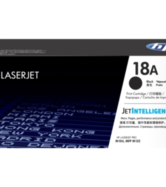 Тонер-картридж HP 18A CF218A черный для HP LJ Pro M104/M132 (1400 стр.)