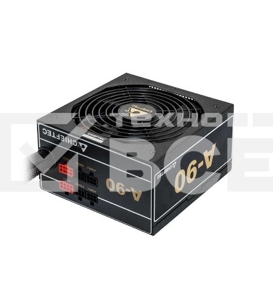 Блок питания Chieftec, GDP-750C, 750Вт, 140мм, модульный, черный