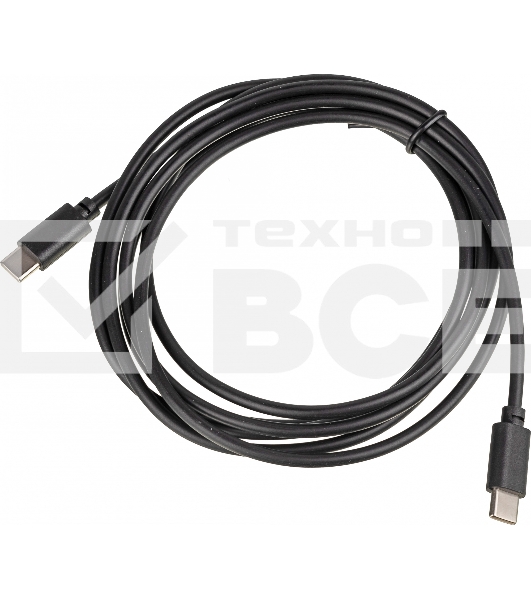 Кабель USB Type-C (m)-USB Type-C (m) 2м черный