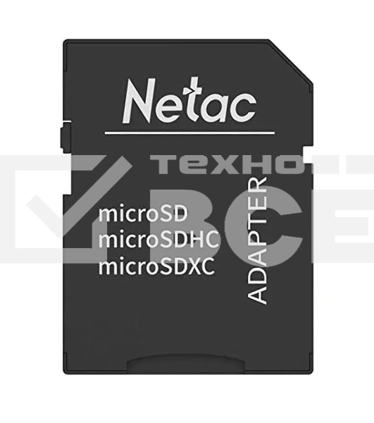Флеш-накопитель NeTac Карта памяти Netac MicroSD card P500 Extreme Pro 16GB, retail version w/SD adapter