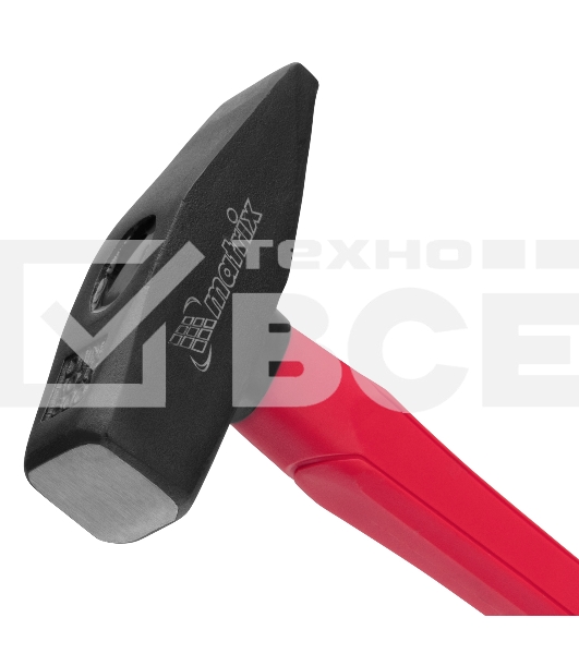 Молоток слесарный Matrix optimal 800г фибергласовая обрезиненная рукоятка квадратный боек