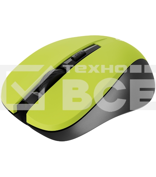 Мышь беспроводная Canyon MW-1 желтый, 1200 dpi, радиоканал, USB, кнопки - 4