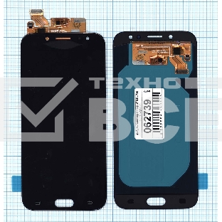 Дисплей для Samsung Galaxy J7 (2017) SM-J730FM в сборе с тачскрином (OLED) черный