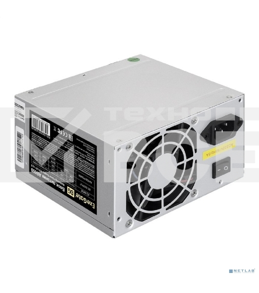 Блок питания 650W ExeGate AB650 (EX292143RUS-PC), 650Вт, 80мм, серебряный