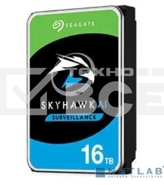 Жесткий диск SEAGATE SATA 16TB 7200RPM 6GB/S 256MB ST16000VE002