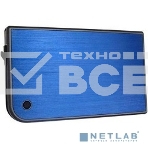 Внешний корпус для HDD/SSD AgeStar 3UB2A14 SATA II пластик/алюминий синий 2.5