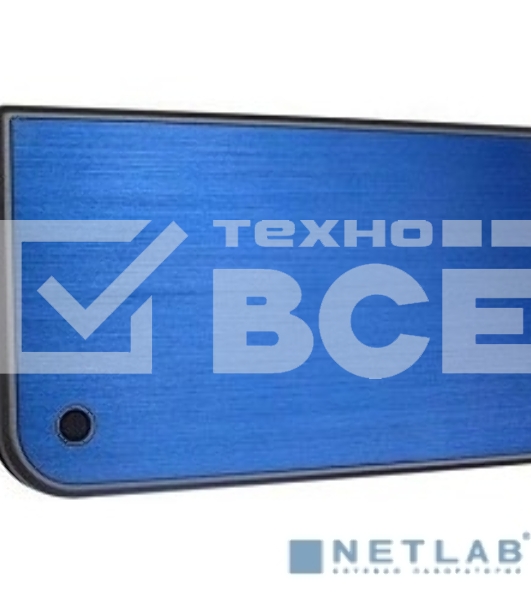 Внешний корпус для HDD/SSD AgeStar 3UB2A14 SATA II пластик/алюминий синий 2.5