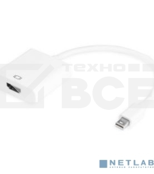 Адаптер-переходник Greenconnect Apple mini DisplayPort 20M > HDMI 19F (GCR-MDP2HD2)