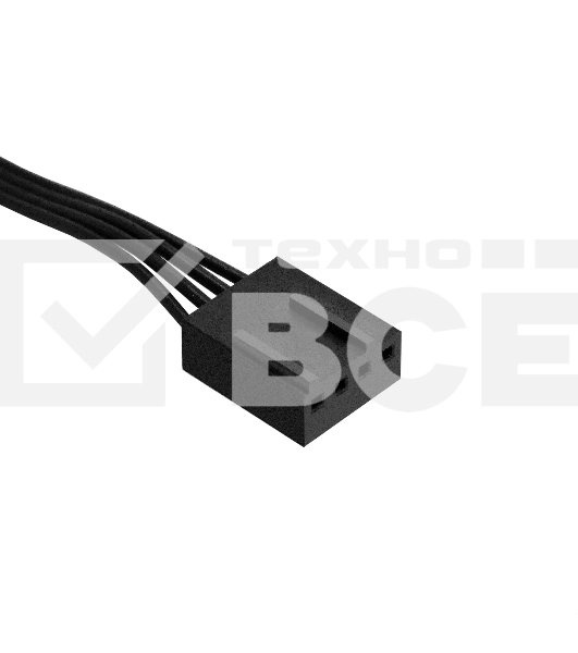 Кулер для процессора ExeGate ESNK-P0062AP4v2.PWM.1U.SP3.Cu медный, 80 мм, медь, 6300 об/мин, 63 дБ, 4 pin, 165 Вт, 27 мм