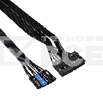 Компьютерный корпус Miditower ExeGate XP-401-400W-12 (ATX, БП XP400 с вент. 12см, 2*USB, аудио, черный), фото4