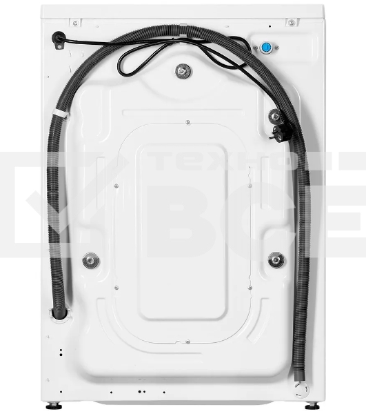 Стиральная машина с функцией сушки MONSHER MWDM 665 Blanc High-Tech, загрузка 10.5 кг, 13 программ, кнопочное управление, инверторный двигатель, 1400 об/мин, цвет белый