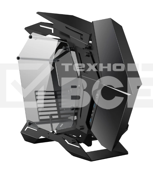 Корпус без блока питания JONSBO MOD-3, Full-Tower, TG, no fans, 2xUSB-A 3.0, EATX, ATX, mATX, mITX Black