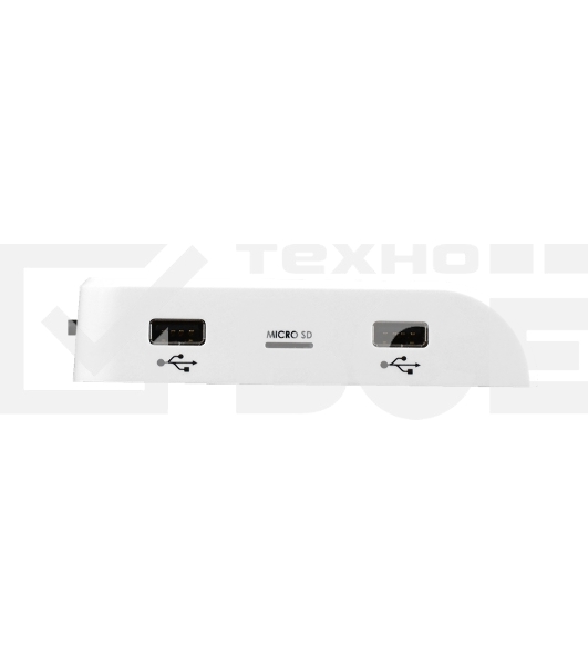 Локальный центр управления умным домом ELTEX SL-10-WBZ:  2 ГБ RAM, 8 ГБ Flash, Z-Wave модуль, Wi-Fi IEEE 802.11b/g/n/ac 2.4/5 ГГц MIMO 2х2, 1  10/100BASE-T (RJ-45) Ethernet-порт, 3  USB порта 2.0, 1  слот microSD