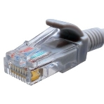 Патч-корд Suprlan 10-0143 UTP RJ-45 вил.-вилка RJ-45 cat.5e 2м серый LSZH 24AWG, фото3