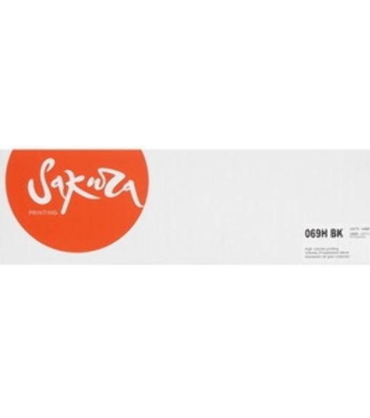 Картридж лазерный Sakura 069HBK (5098C002) для Сanon I-Sensys LBP673Cdw/MF750C, черный, 7600 к. (чип без счетчика копий)