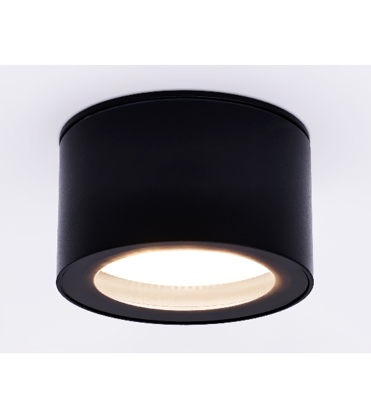 Светильник Ambrella light TN6523 SBK черный песок IP44 GX53 D85*50