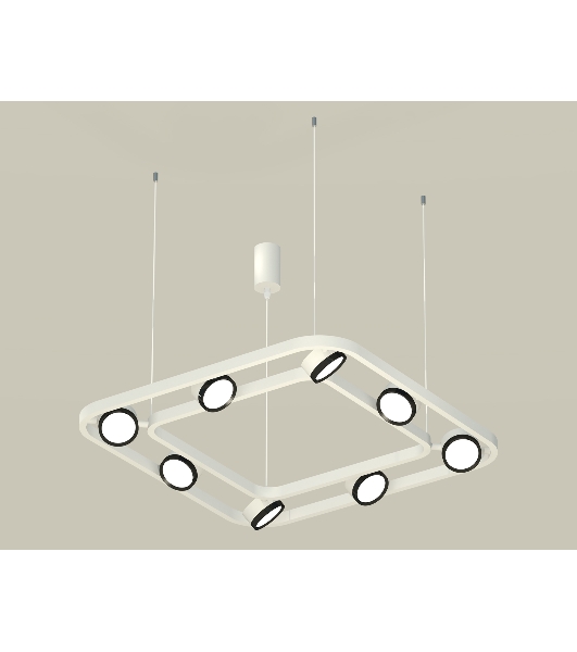 Светильник Ambrella light XB9177101/8 SWH/PBK белый песок/черный полированный GX53 (C9177, N8113)