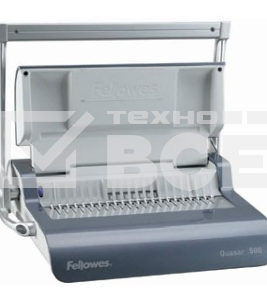 Переплетчик Fellowes Quasar+ (FS-56277) A4/перф.22л.сшив/макс.500л./пластик.пруж. (6-51мм)