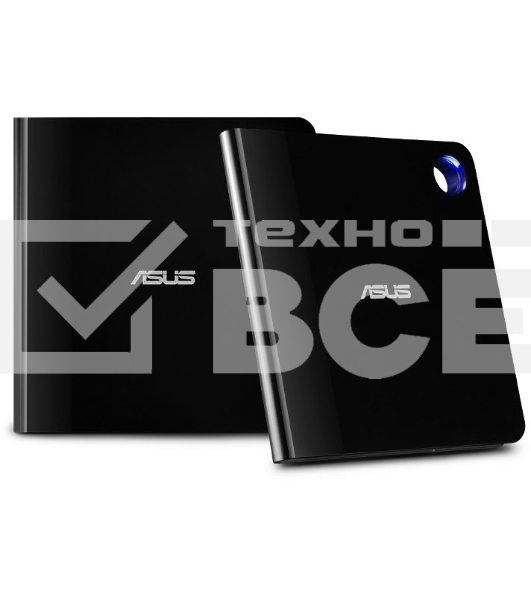 Привод Blu-Ray Asus SBW-06D5H-U/BLK/G/AS черный USB slim внешний RTL