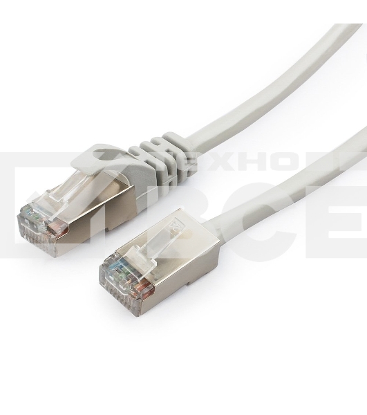 Патч-корд FTP Cablexpert кат.5e, 7.5м, литой, многожильный (серый)
