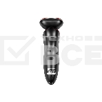 Бритва Centek CT-2168 (красн) ротор 3D, +ВЛАЖНОЕ БРИТЬЁ, 3 плав.головки, 2-ные лезвия, до 50 мин раб, фото3