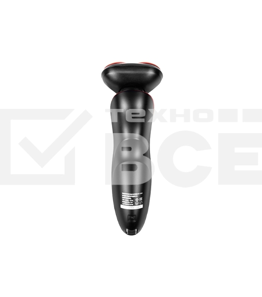 Бритва Centek CT-2168 (красн) ротор 3D, +ВЛАЖНОЕ БРИТЬЁ, 3 плав.головки, 2-ные лезвия, до 50 мин раб