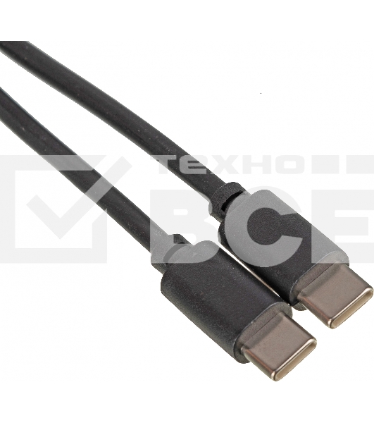 Кабель USB Type-C (m)-USB Type-C (m) 2м черный