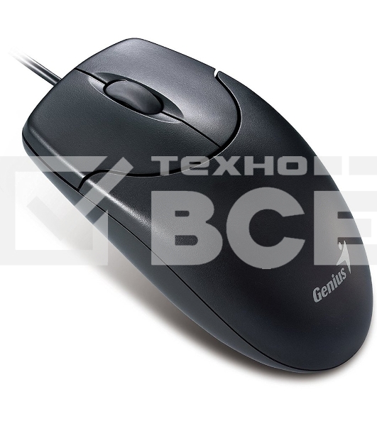 Мышь проводная Genius NetScroll 120 V2 черный, 1000 dpi, USB, кнопки - 3