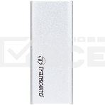 Накопитель External SSD Transcend 500Gb ESD260C <TS500GESD260C> (USB3.1 gen 2, Type C 520/460Mbs, 3D NAND, 81x34x8mm, 33g) Silver, фото2