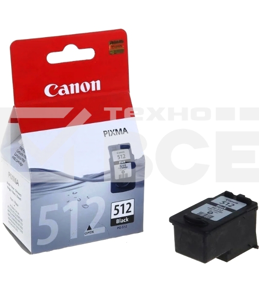 Картридж струйный PG-512Bk (2969B007) черный (401 стр.) для Canon PIXMA MP240, 260, 480