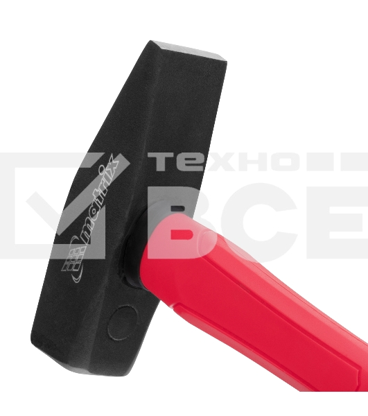 Молоток слесарный Matrix optimal 800г фибергласовая обрезиненная рукоятка квадратный боек