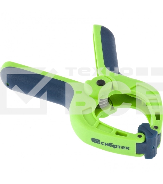 Струбцина клещеобразная Сибртех, пл. корп., 2-х комп. рукоятки, усиленная пружина,1-1/4