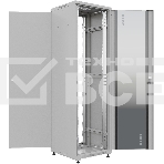Шкаф серверный NTSS Премиум (NTSS-R42U6060GS) напольный 42U 600x600мм пер.дв.стекл металл 900кг серый IP20 сталь, фото 1