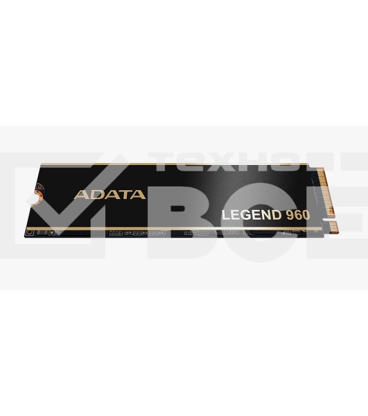 Накопитель SSD ADATA LEGEND 960, 1Tb, PCIe 4.0 x4, M.2 2280, NVMe, R/W 7400/6000, с радиатором