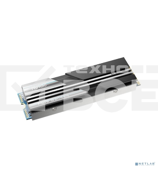Накопитель SSD Netac NV5000 Pro, 500GB, M.2 2280, PCIe 4.0 x4, NVMe, R/W 4800/2700, с радиатором