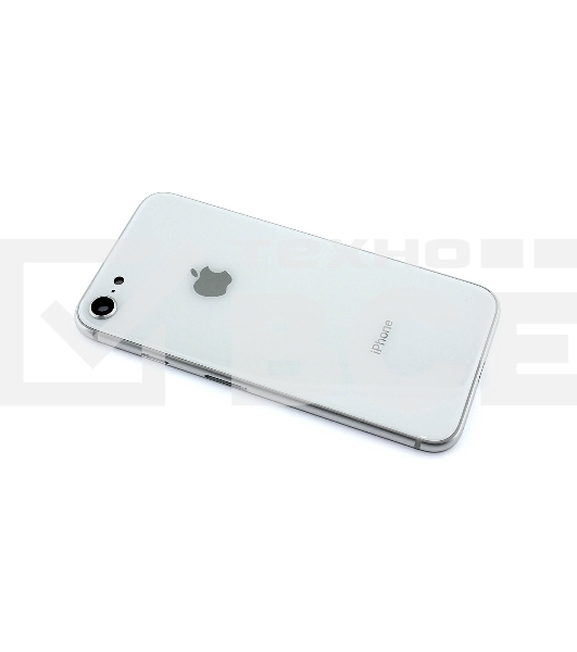 Задняя крышка (корпус) в сборе с рамкой для Apple iPhone 8 белый