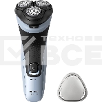 Бритва роторная Philips X3003/00 реж.эл.:3 питан.:аккум. голубой/черный, фото7