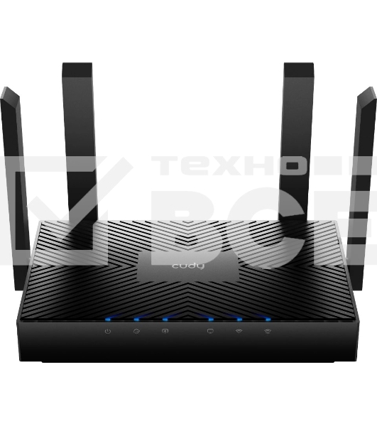 Роутер Cudy WR3000 AX3000 10/100BASE-TX/Wi-Fi черный