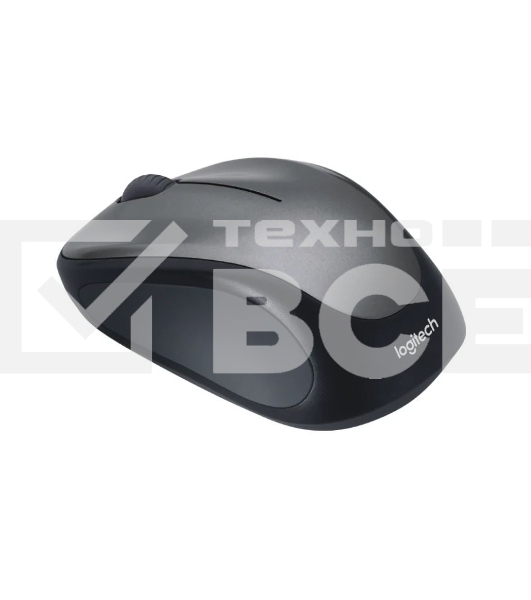 Мышь беспроводная Logitech M235 серый/черный, 1000 dpi, радиоканал, USB, кнопки - 3